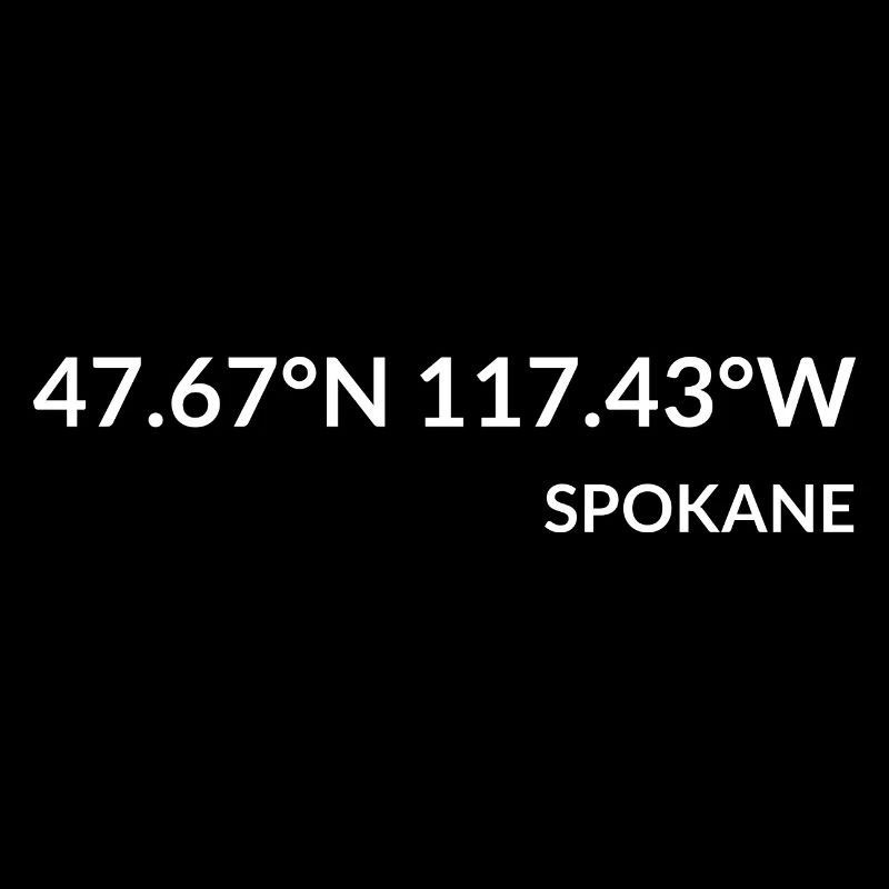 Coordonnées de Spokane, Washington, États-Unis