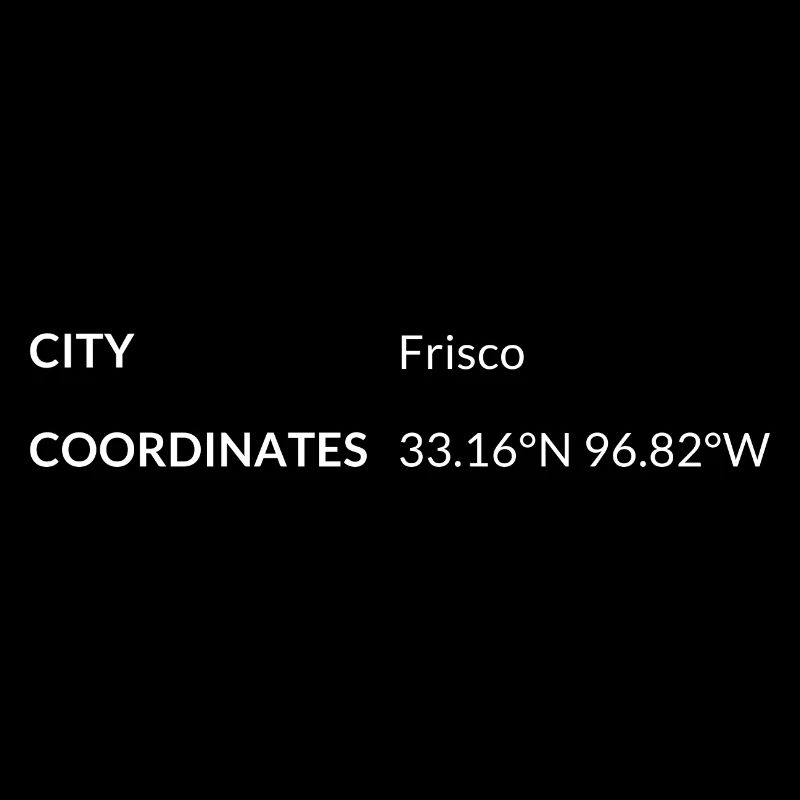 Frisco, Texas, USA coordinates