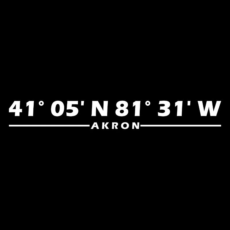 Akron Coordinates