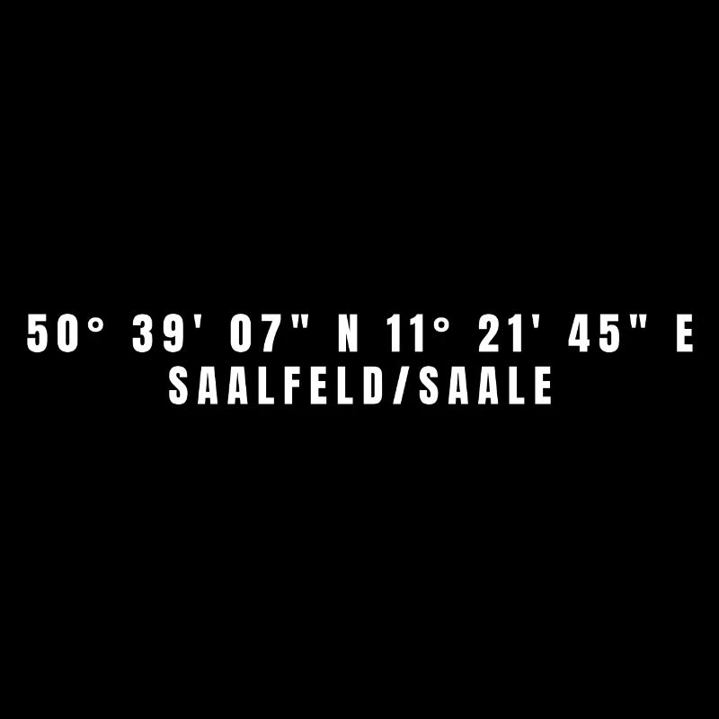 Saalfeld/Saale, Thuringia Coordinates