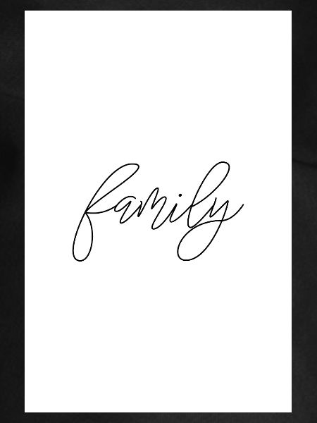 Family Familie Poster