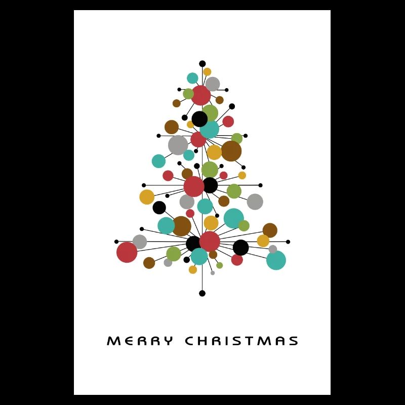 Christmas tree modern