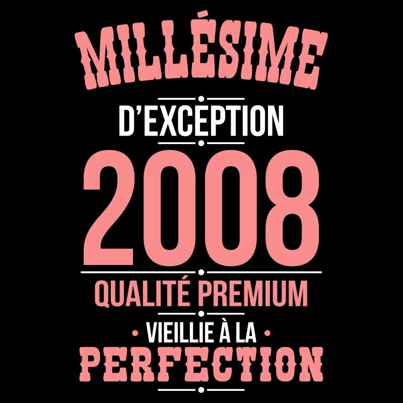 2008 – Millésime d’exception – Qualité premium