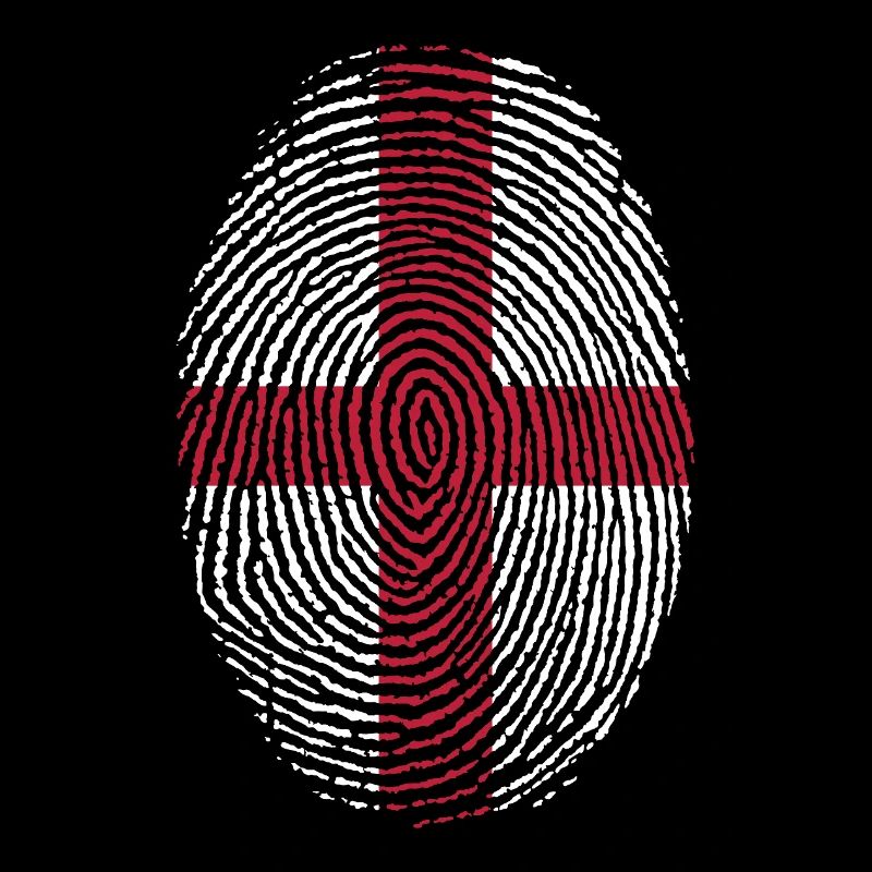 Empreinte digitale du drapeau anglais