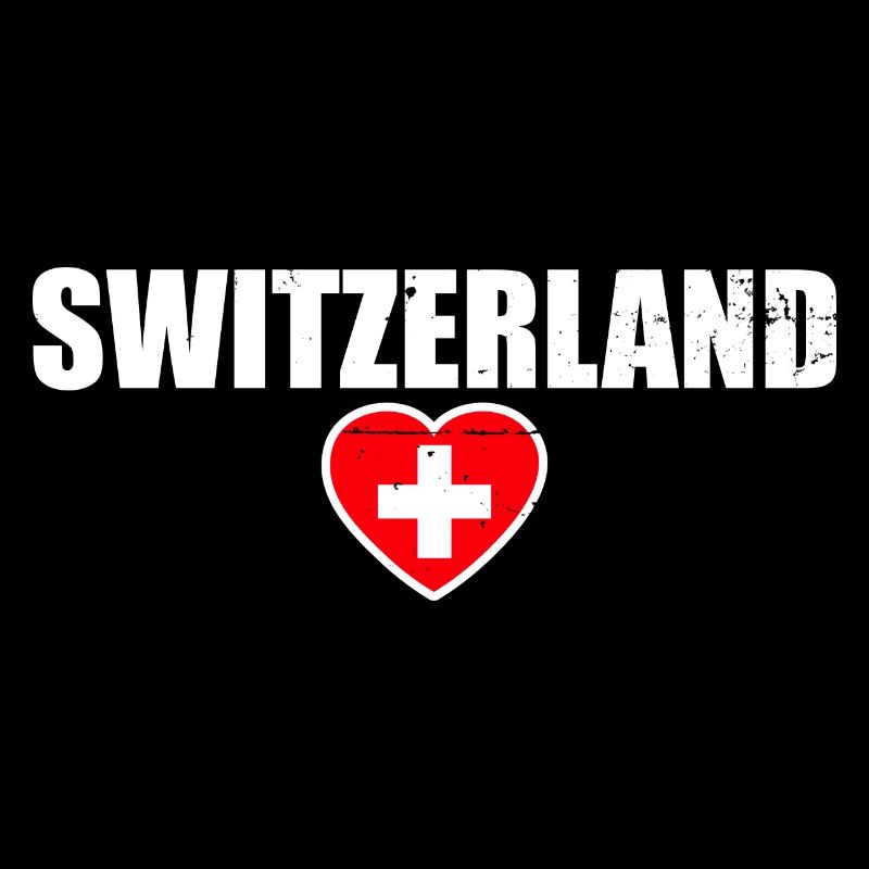 Schweiz Vintage Schweizer Flagge