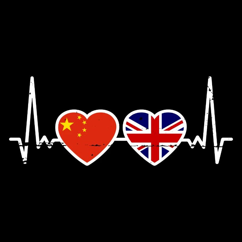 Chine Grande-Bretagne Drapeau chinois britannique
