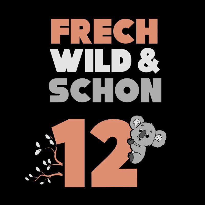 12 Jahre Geburtstag Junge Mädchen Koala