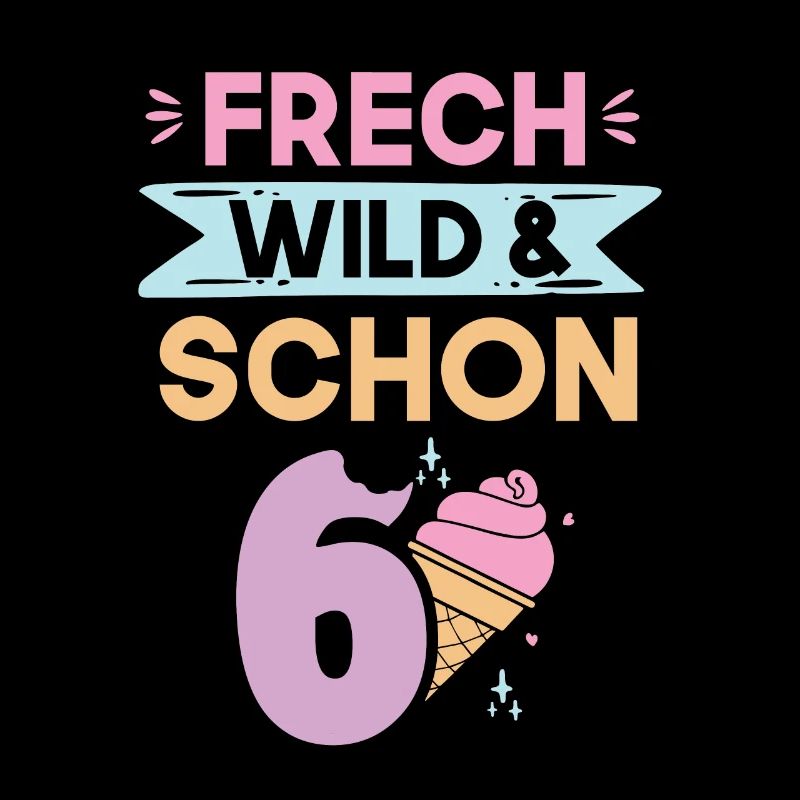 6 Jahre Geburtstag Junge Mädchen Eis essen
