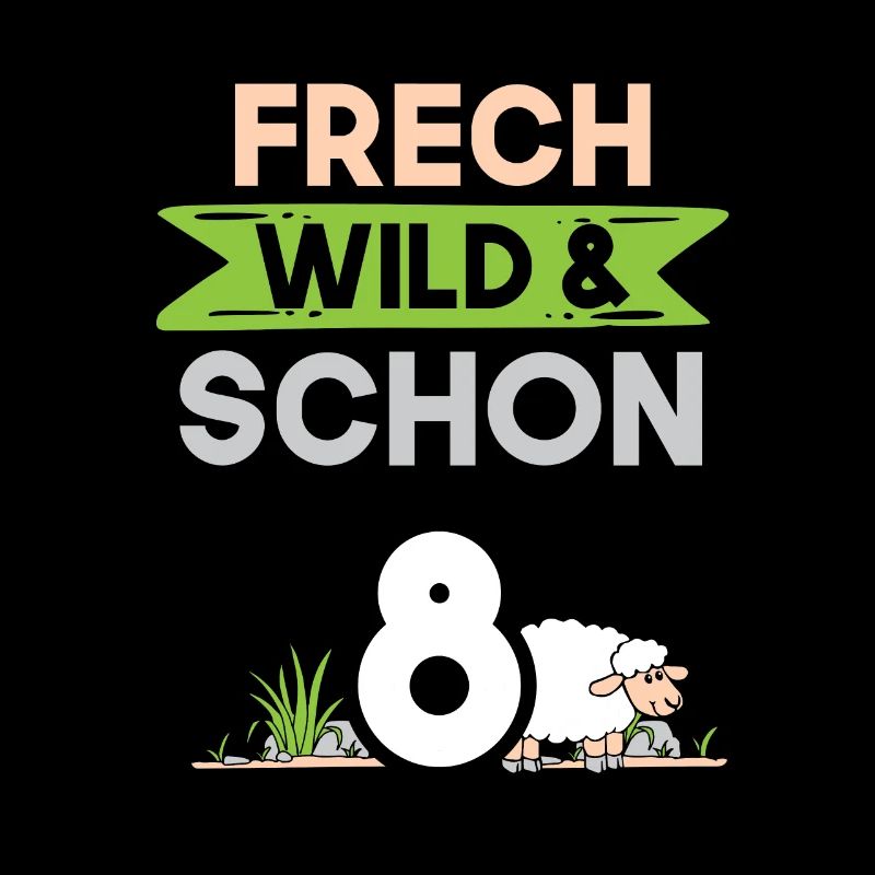 8 Jahre Geburtstag Junge Mädchen Schaf
