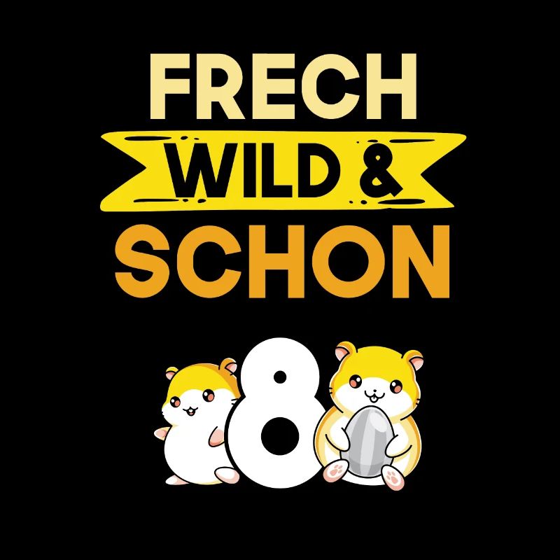 8 Jahre Geburtstag Junge Mädchen Hamster