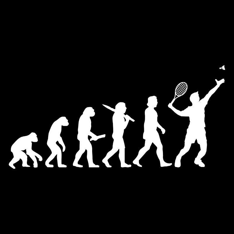 Evolution Badminton Joueur Service Idée cadeau