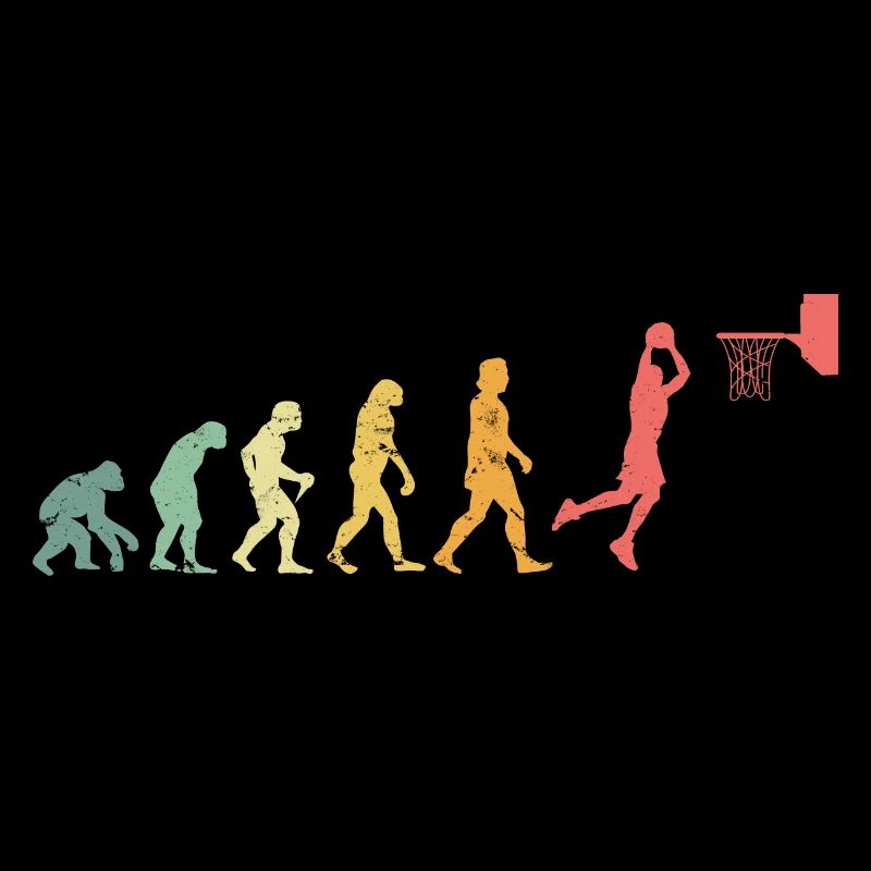 Basketball Evolution Dunk Dunking Gift Idea