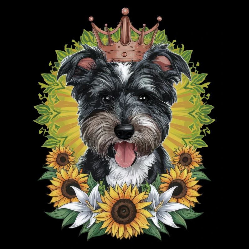 Conception de dessin animé mignon avec Norfolk Terrier
