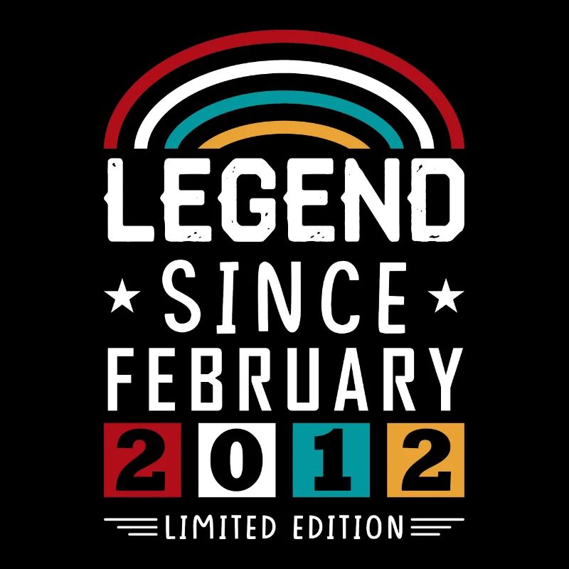 2012 Legend Since Birthday Gift Février