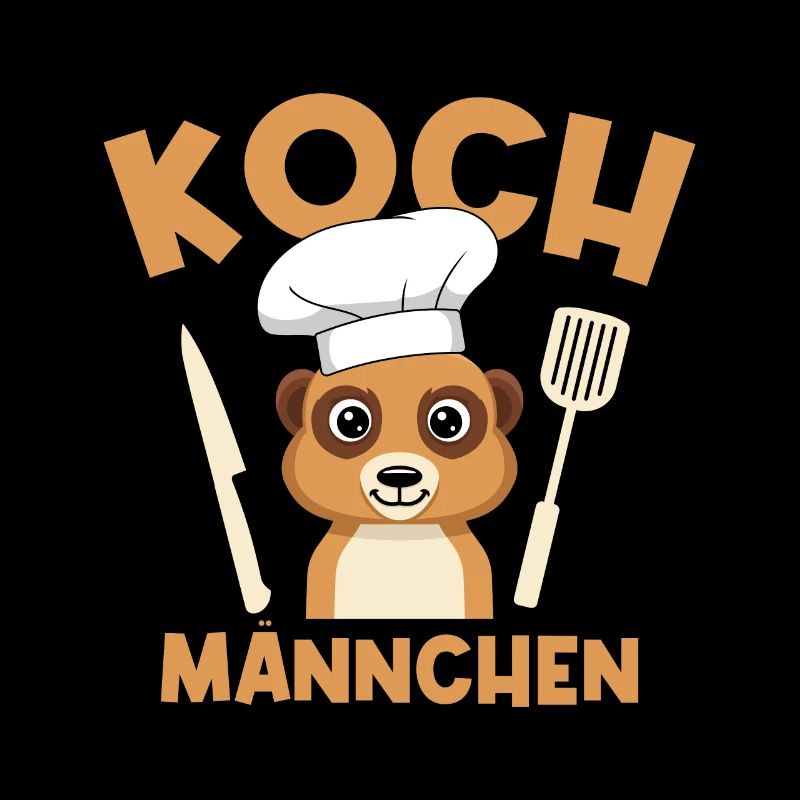 Erdmännchen Küchenchef Chefkoch Koch Kochen