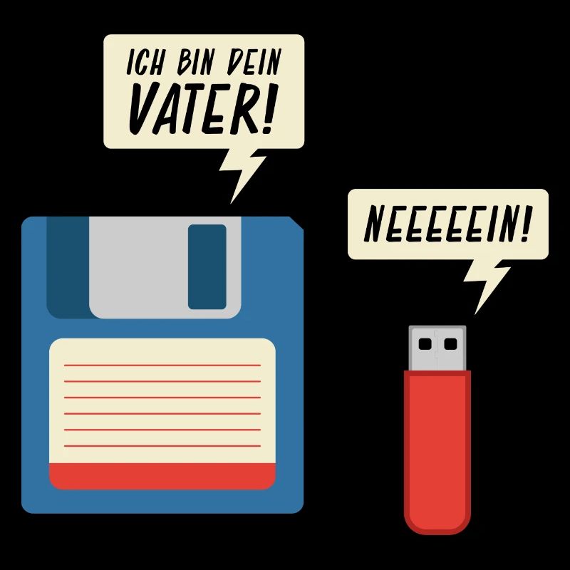Ich Bin Dein Vater Diskette USB Stick Informatik