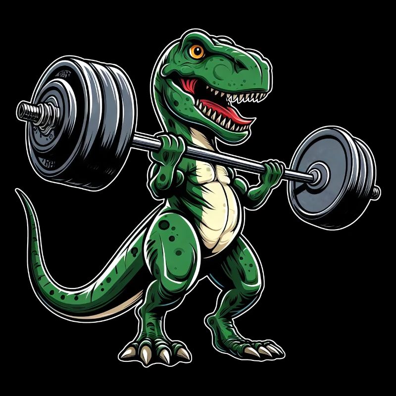 T-Rex Workout Dumbbell Bench Press Cool