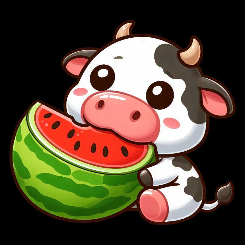 Drôle de vache Bull Melon pastèque d’été