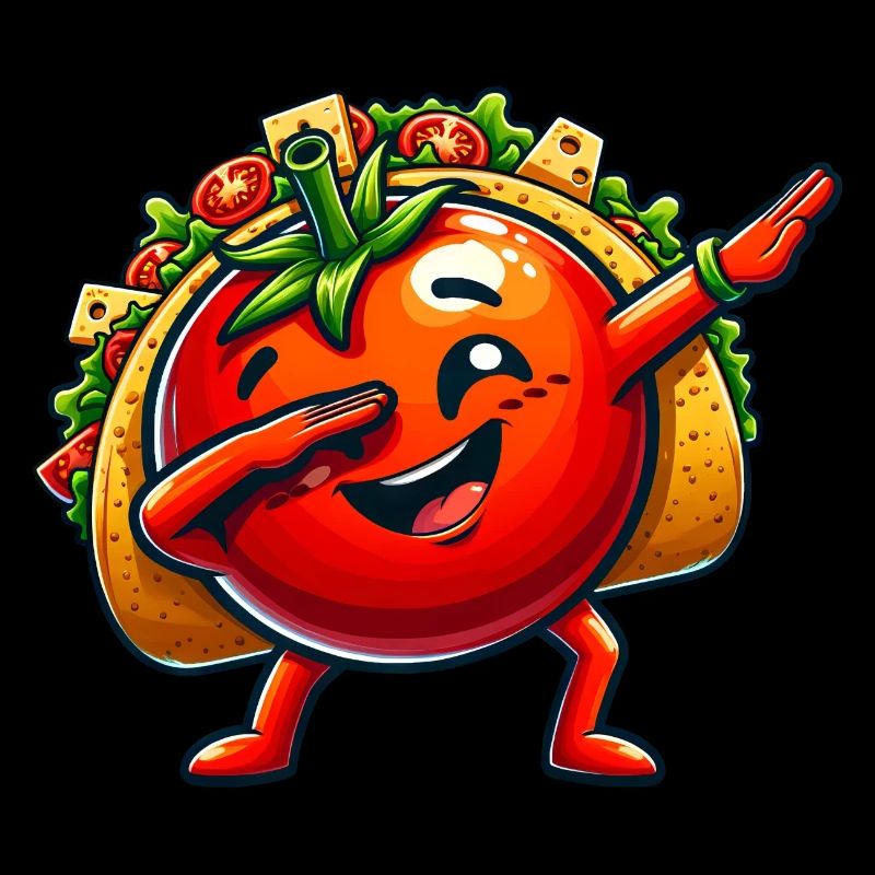 Taco avec Tomato Dabbing Comic