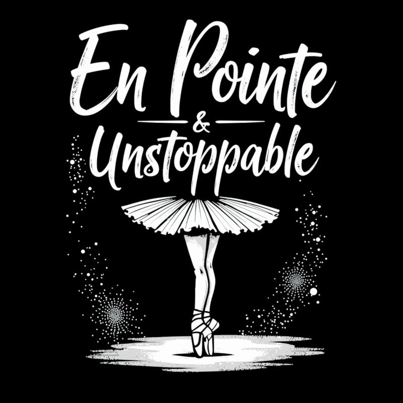 En Pointé and unstoppable ballet dancer