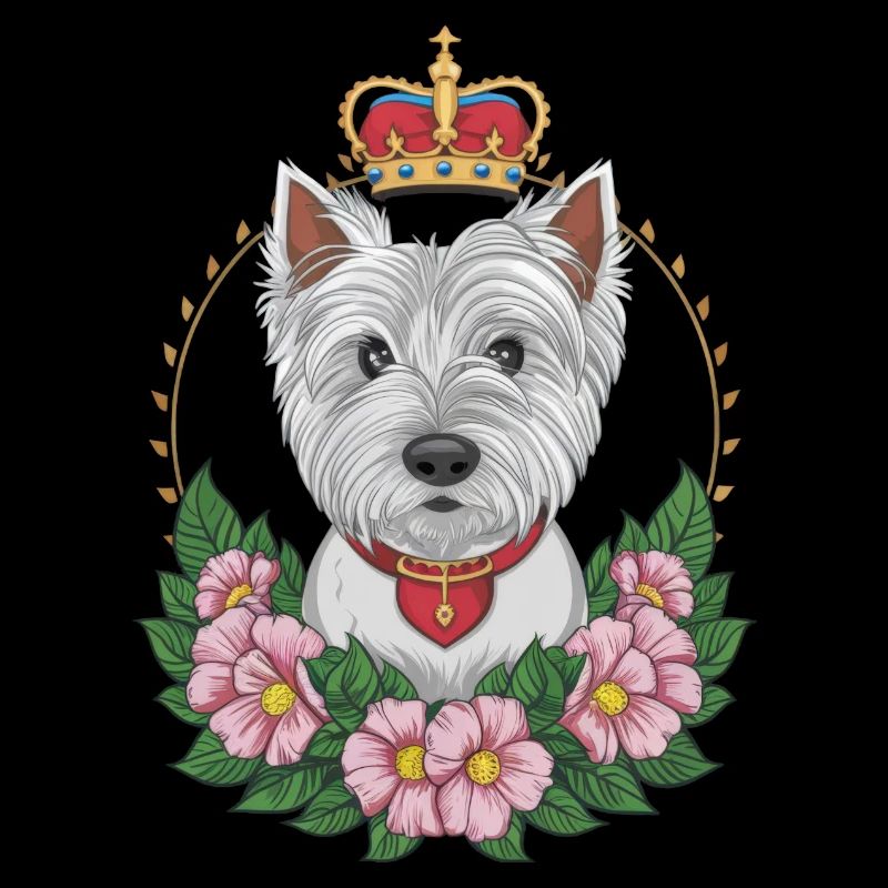 Süßér West Highland White Terrier with Crown