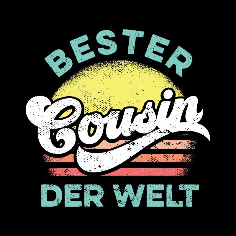 Bester Cousin der Welt Vintage Spruch