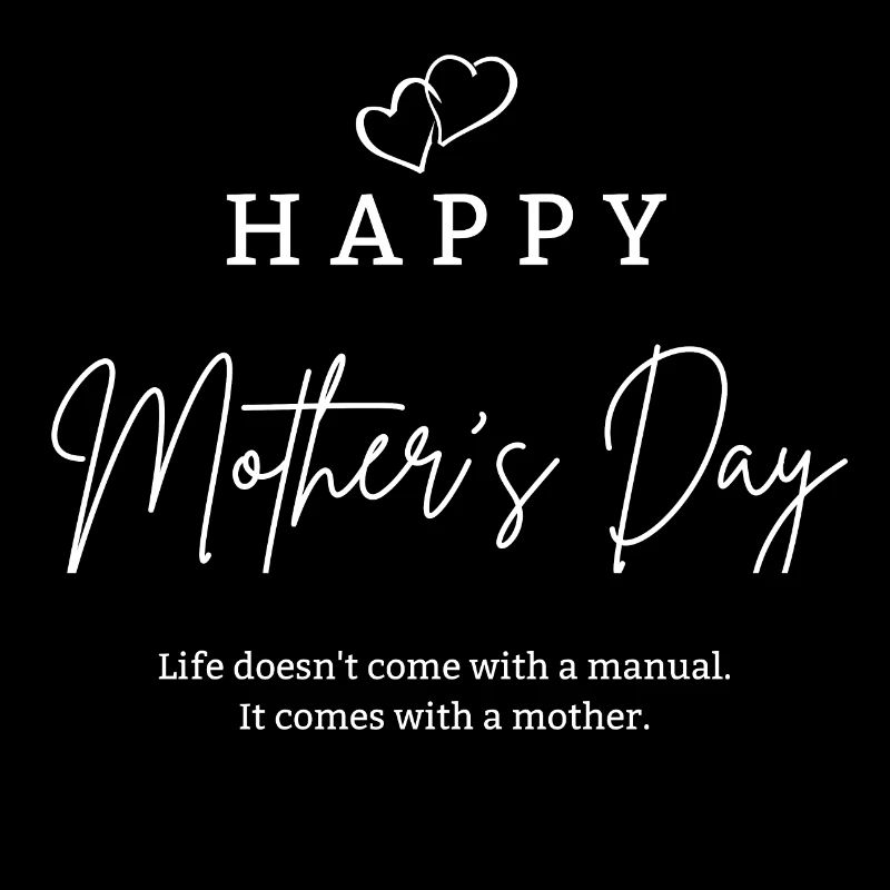 Il vient avec une mère