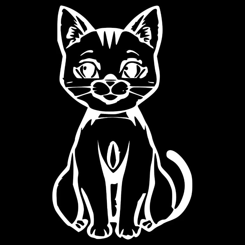 Cat White White Kitten T-shirt Gift