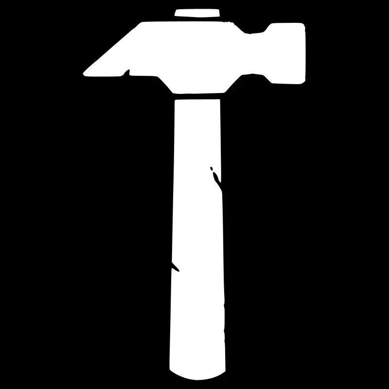 Hammer Tool Icon Minimalist