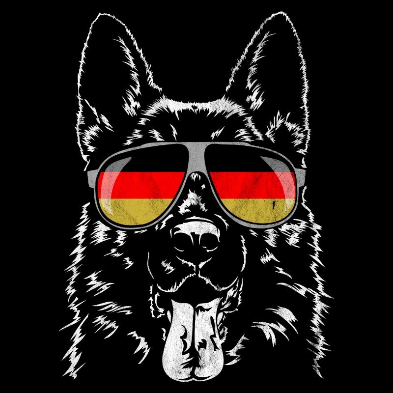 GERMAN SHEPHERD Germany Flag Wilsigns