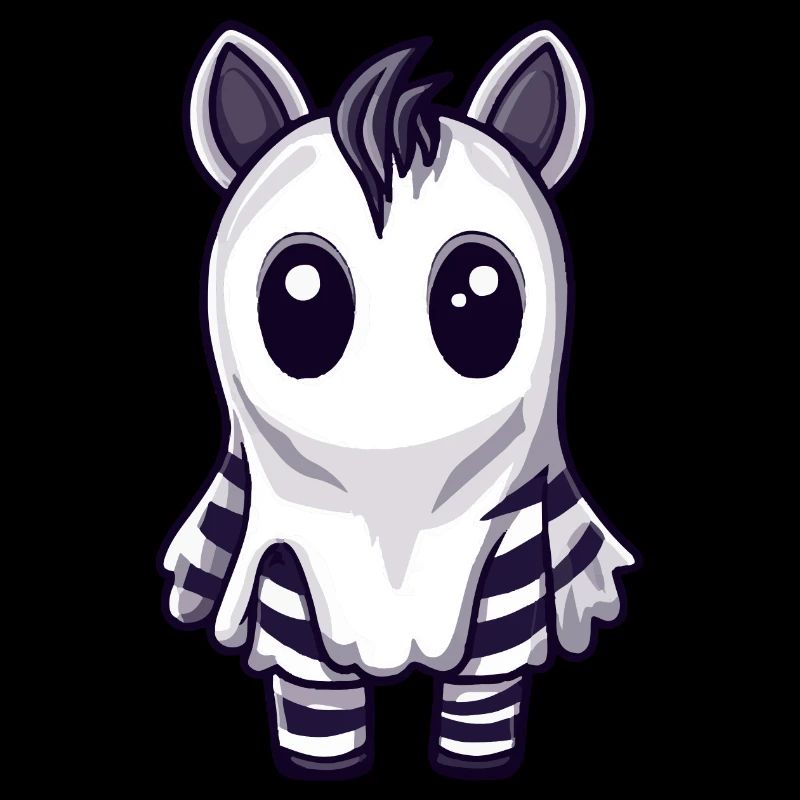 Zebra Halloween Comic Geist