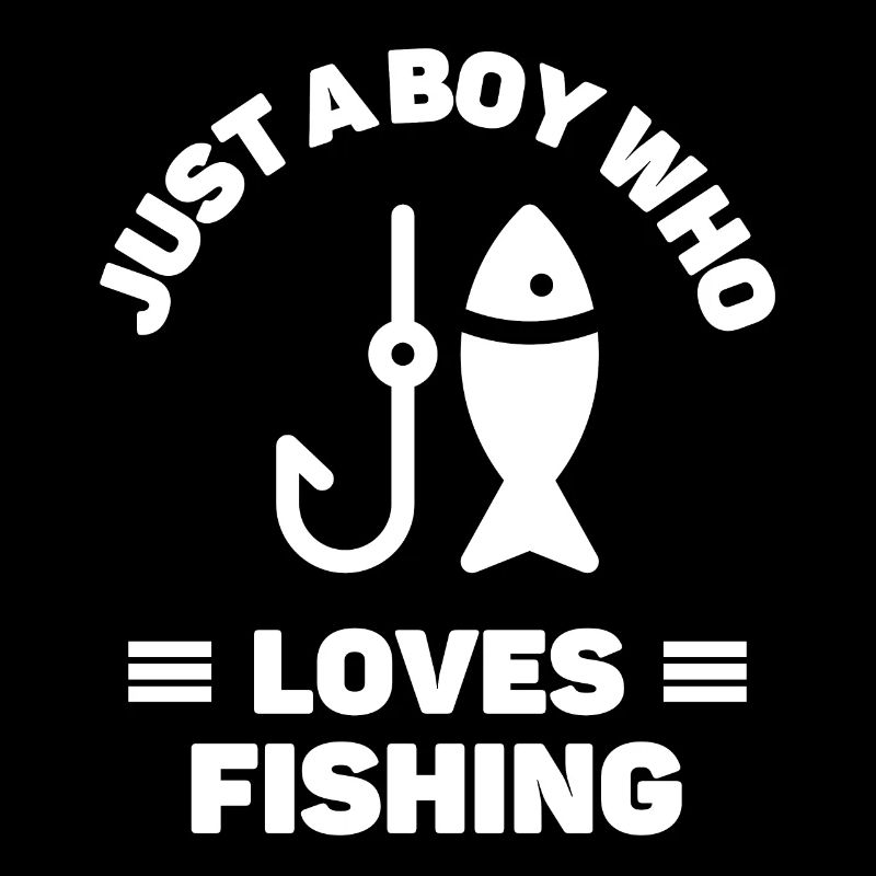 Juste un garçon qui aime la pêche