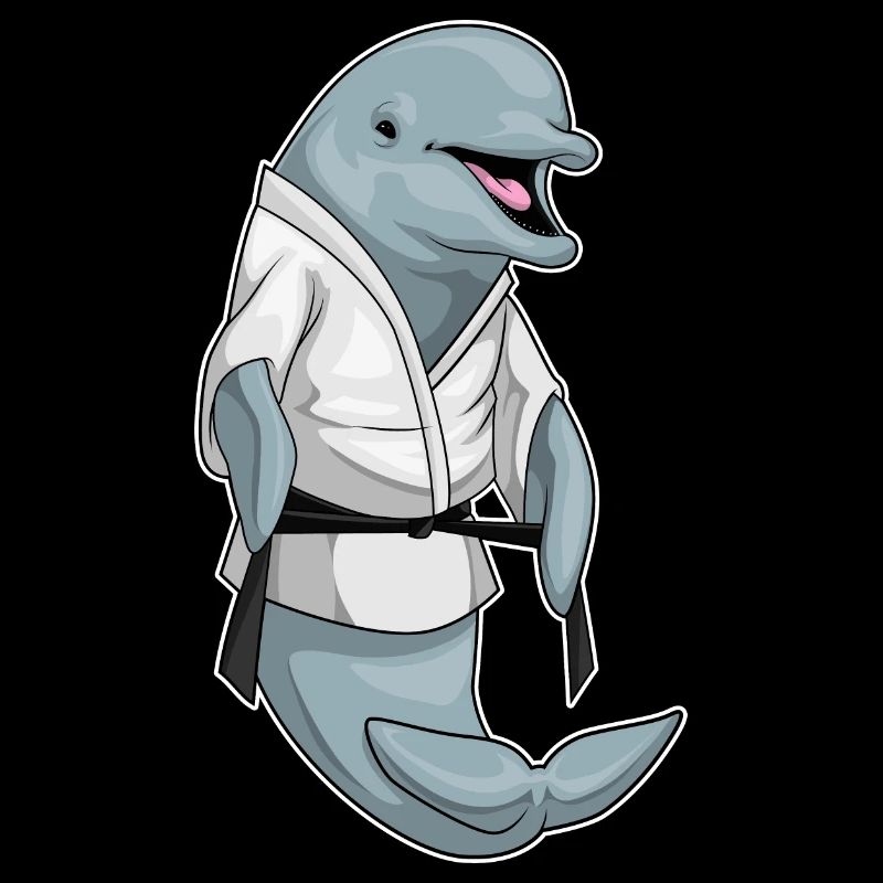 Delfin Karte Kampfkunst