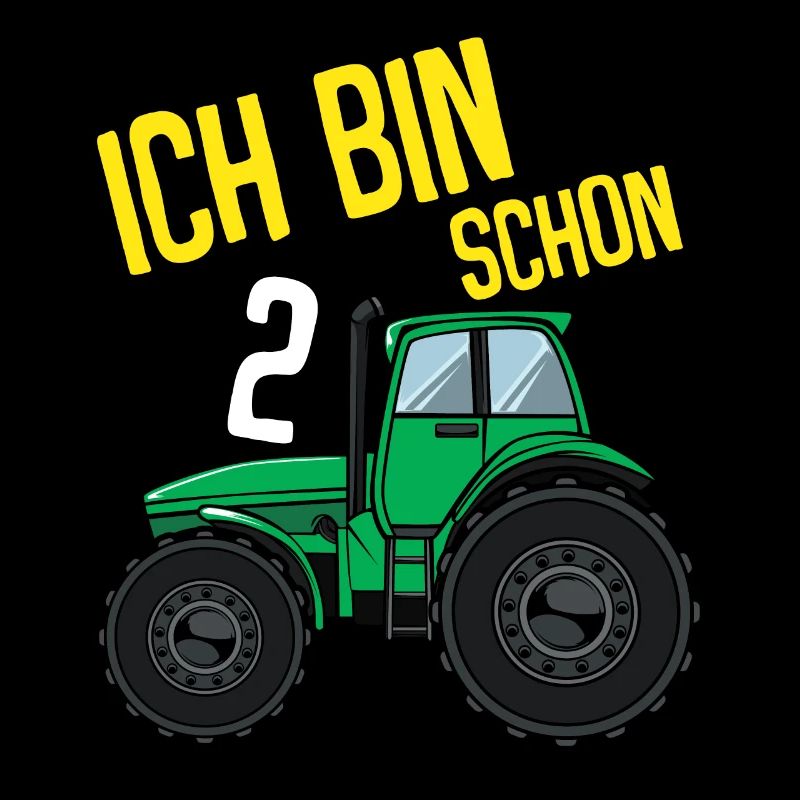 Ich Bin Schon 2 Geburtstag Traktor Geschenkidee