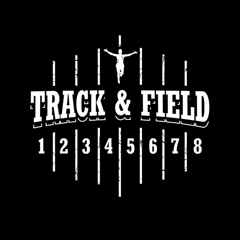 Conception graphique d'athlétisme artistique Running Tr