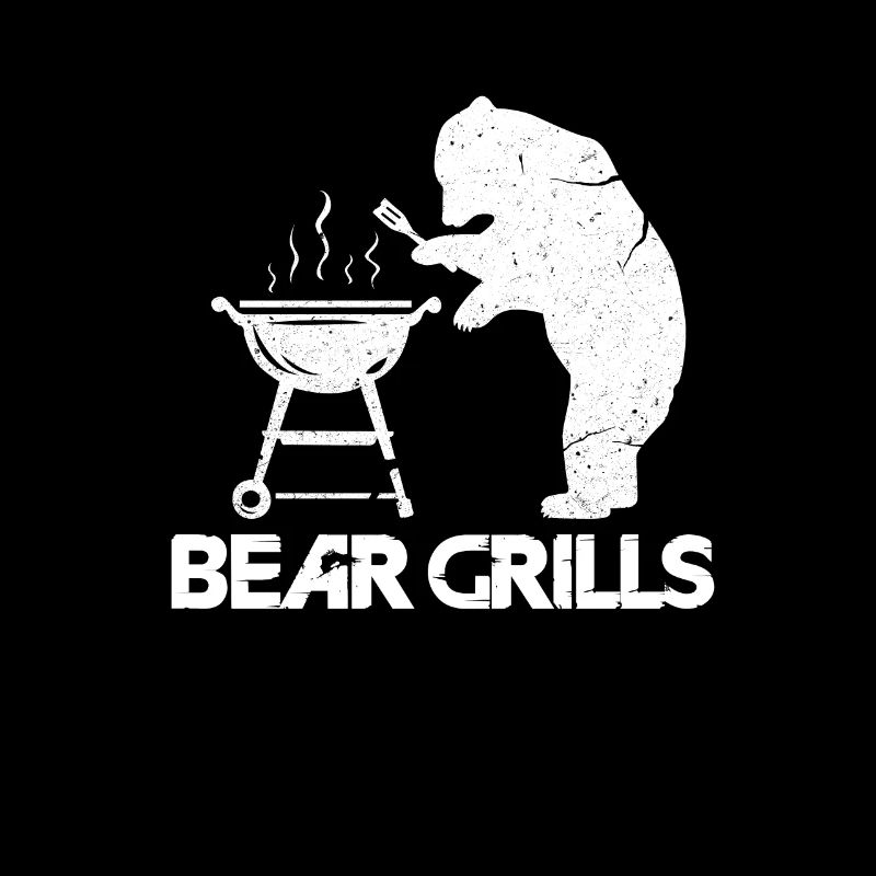 Bear Grills BBQ Grill Fun Grill Master Chef