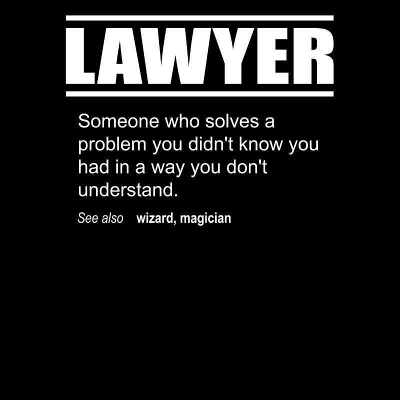 Funny Description Tee Lawyer Edition
