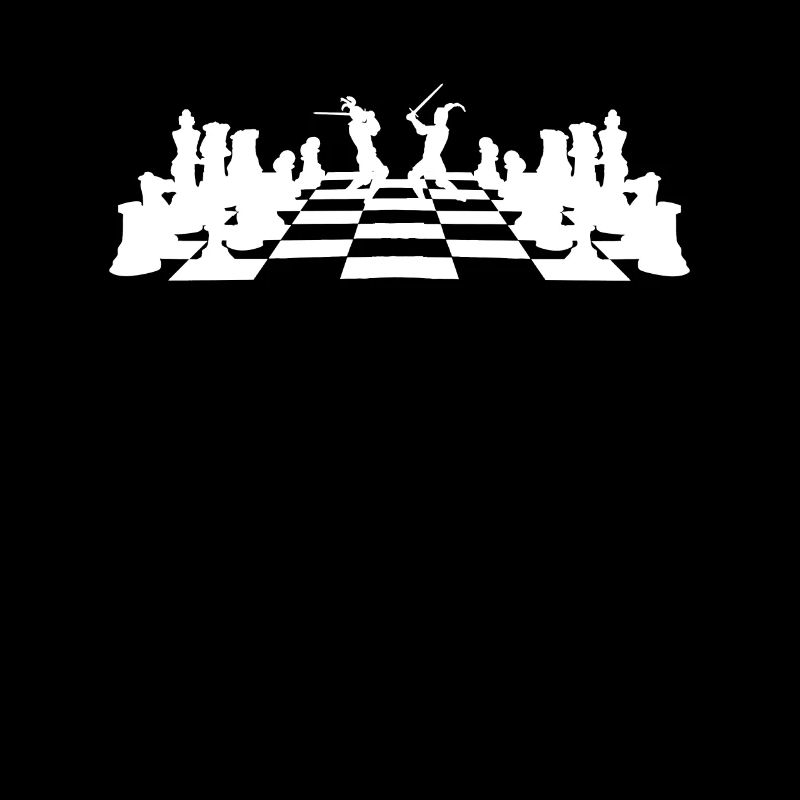 Échiquier Combat Pièces d'échecs