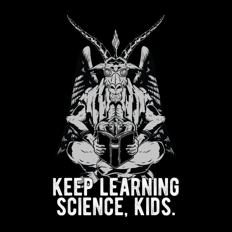 Baphomet Keep learning science Meme