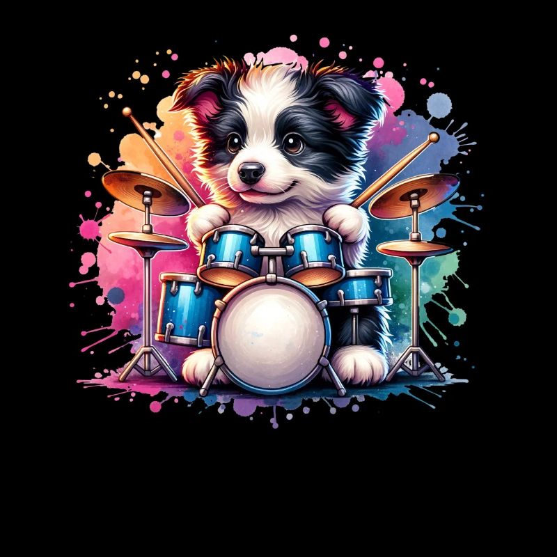Performance du batteur Cool Border Collie