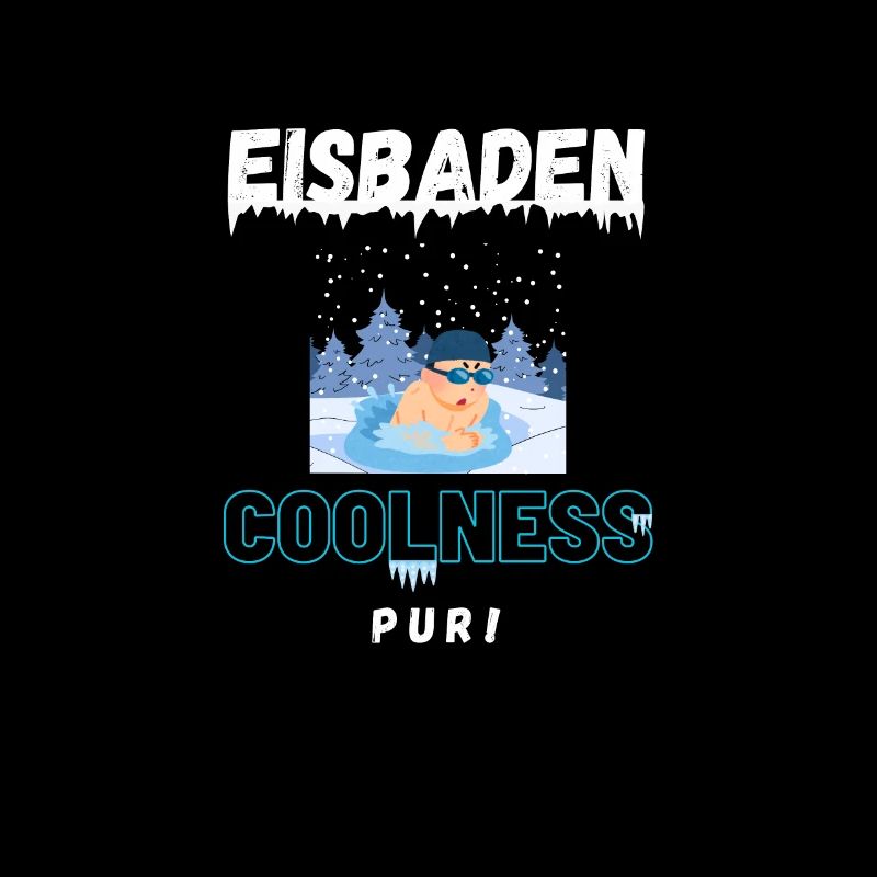 Eisbaden Ice bath baden ice bathing Kältebad kalt