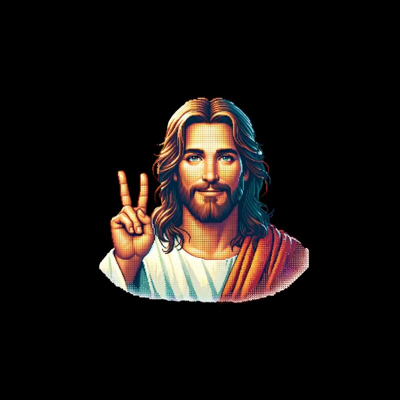 Aimez comme Jésus style hippie avec Dove