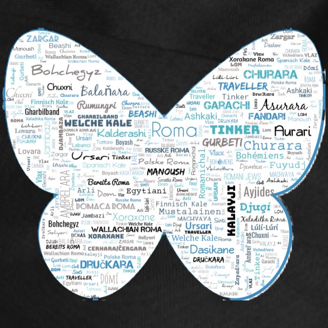 Butterfly -Clans Roma -Gypsy Tribes Word Art Cloud