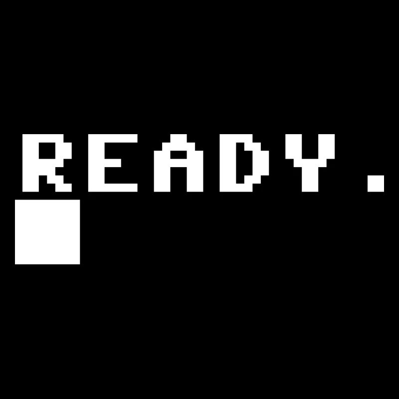 C64 ready - weiss