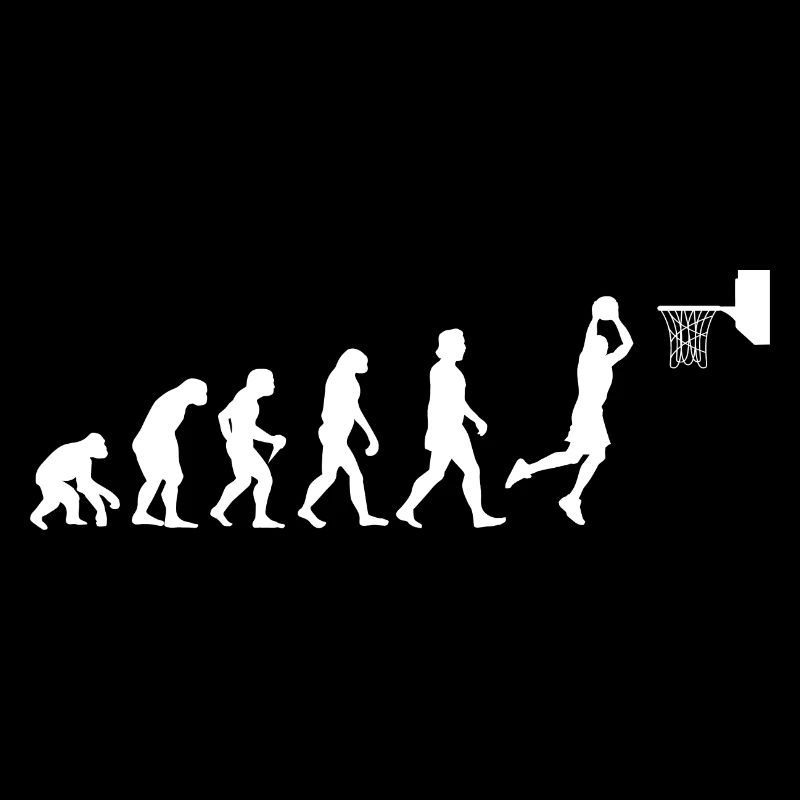 Basketball Evolution Dunk Dunking Gift Idea