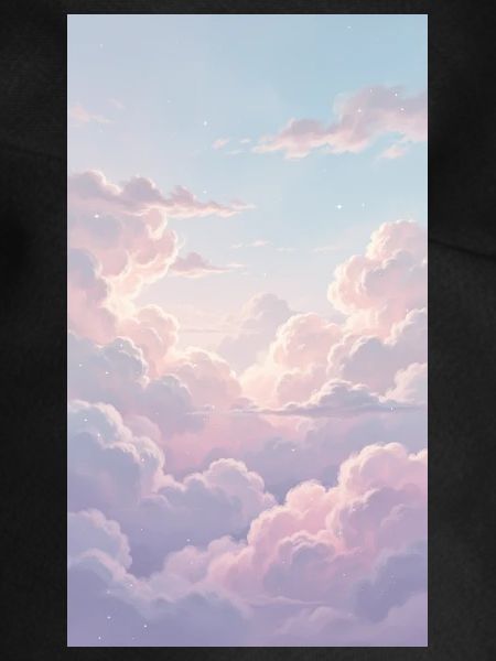 Background clouds Pink