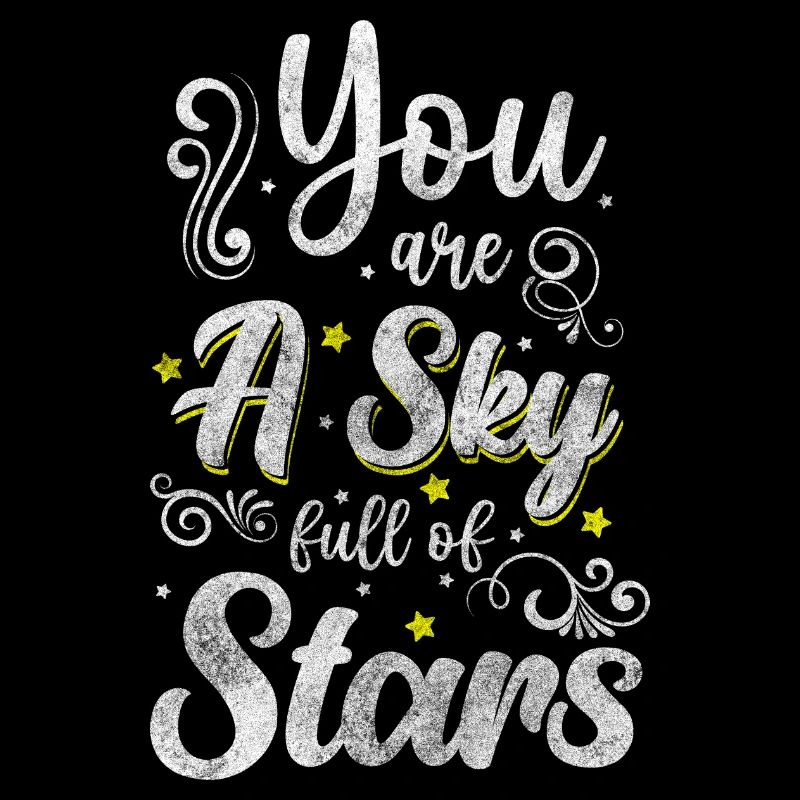 Starry Sky Wish Space Moon