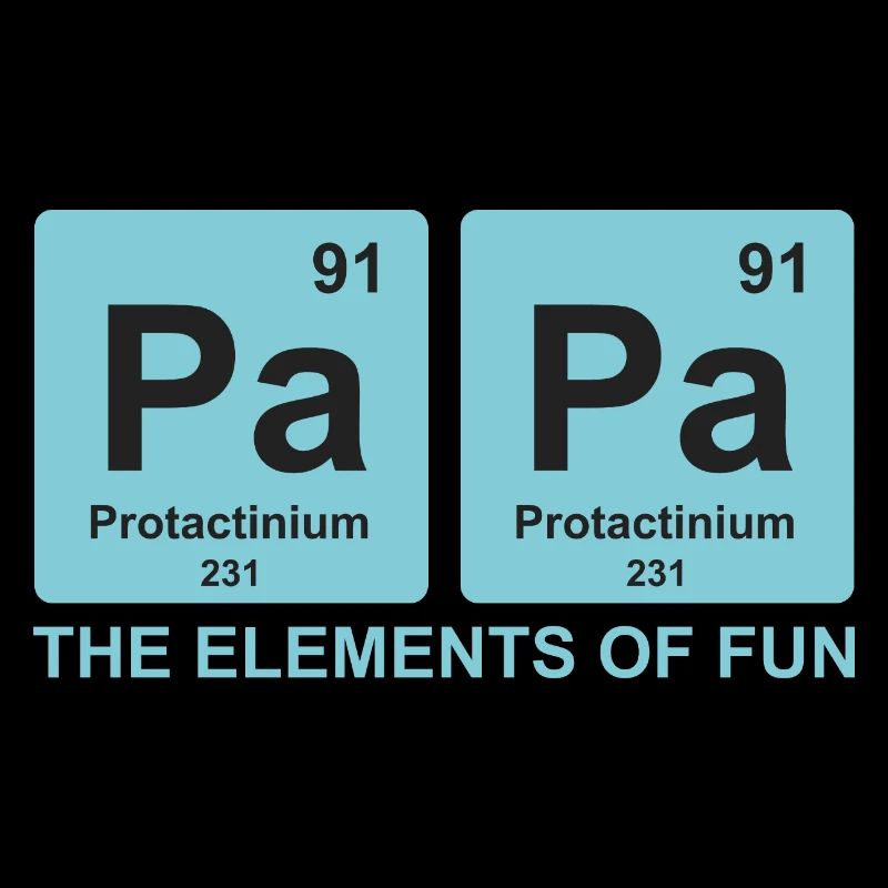 papa elements science cadeau papa drole