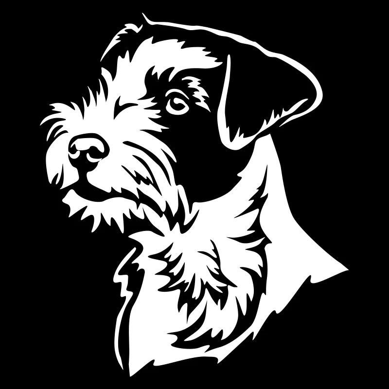 Parson Russell Terrier Kopf "Black Edition"