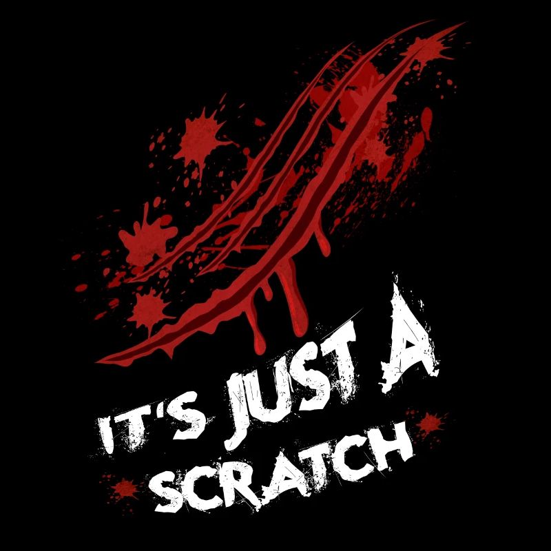 Halloween scratch mark